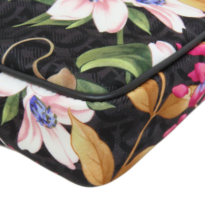 Salvatore Ferragamo Mini Shoulder Flower Gancini Hardware Shoulder Bag Nylon Ladies [Used]