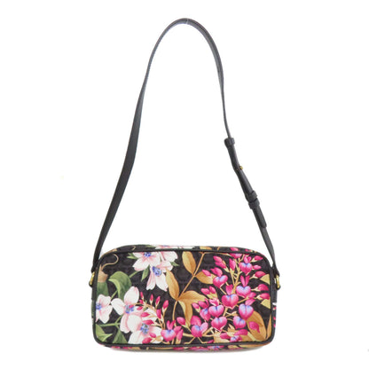 Salvatore Ferragamo Mini Shoulder Flower Gancini Hardware Shoulder Bag Nylon Ladies [Used]