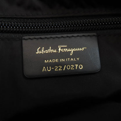 Salvatore Ferragamo Mini Shoulder Flower Gancini Hardware Shoulder Bag Nylon Ladies [Used]