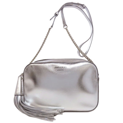 Jimmy Choo logo Shoulder strap Calf Ladies [Used]