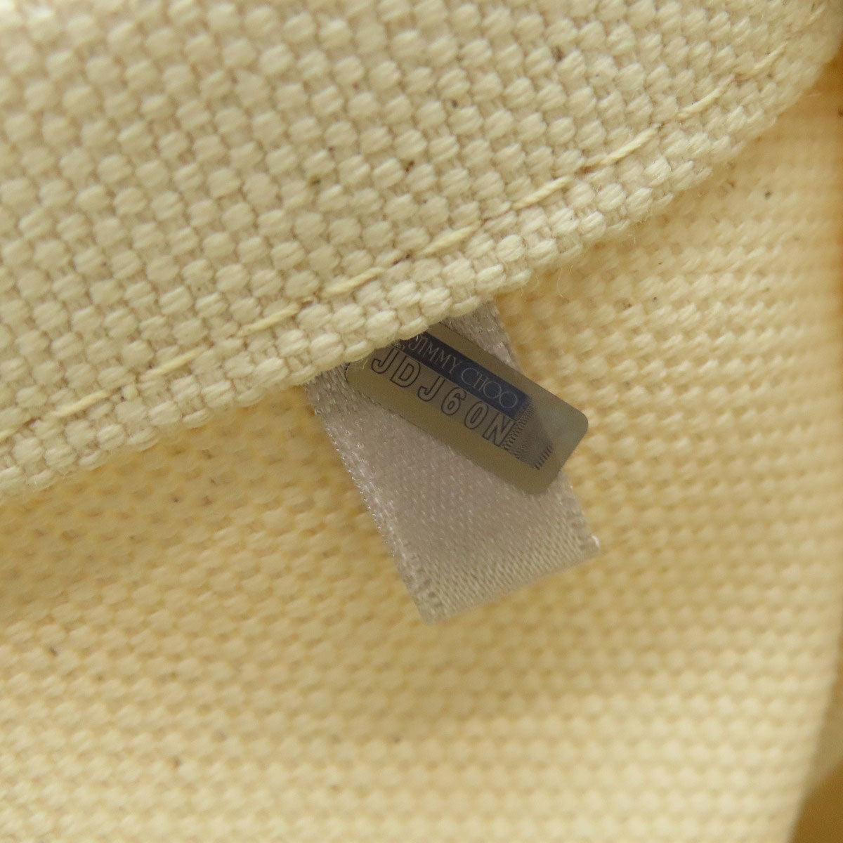 Jimmy Choo logo Tote Bag Canvas Ladies [Used]