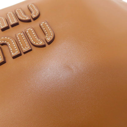 MIUMIU logo Tote Bag Calf Ladies [Used]