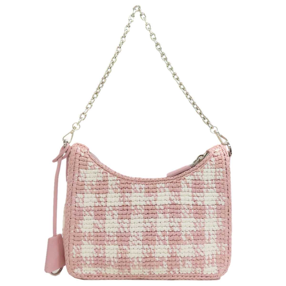 プラダ 2WAY ハンドバッグ ストロー レディース 【中古】【PRADA】