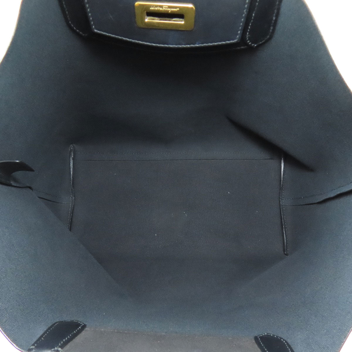 Salvatore Ferragamo GanciniHardware Tote Bag PVC Ladies [Used]