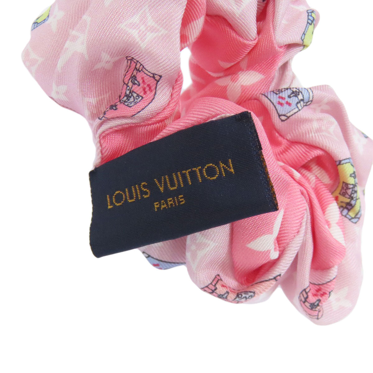 LOUIS VUITTON M77692 Shush hair accessory Silk Ladies [Used]