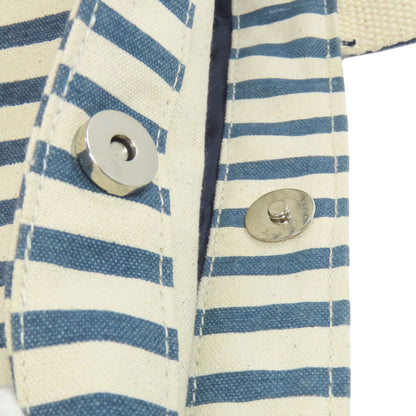 SELECT BAG Laurie Rosenwald Stripe Tote Bag Canvas Ladies [Used]