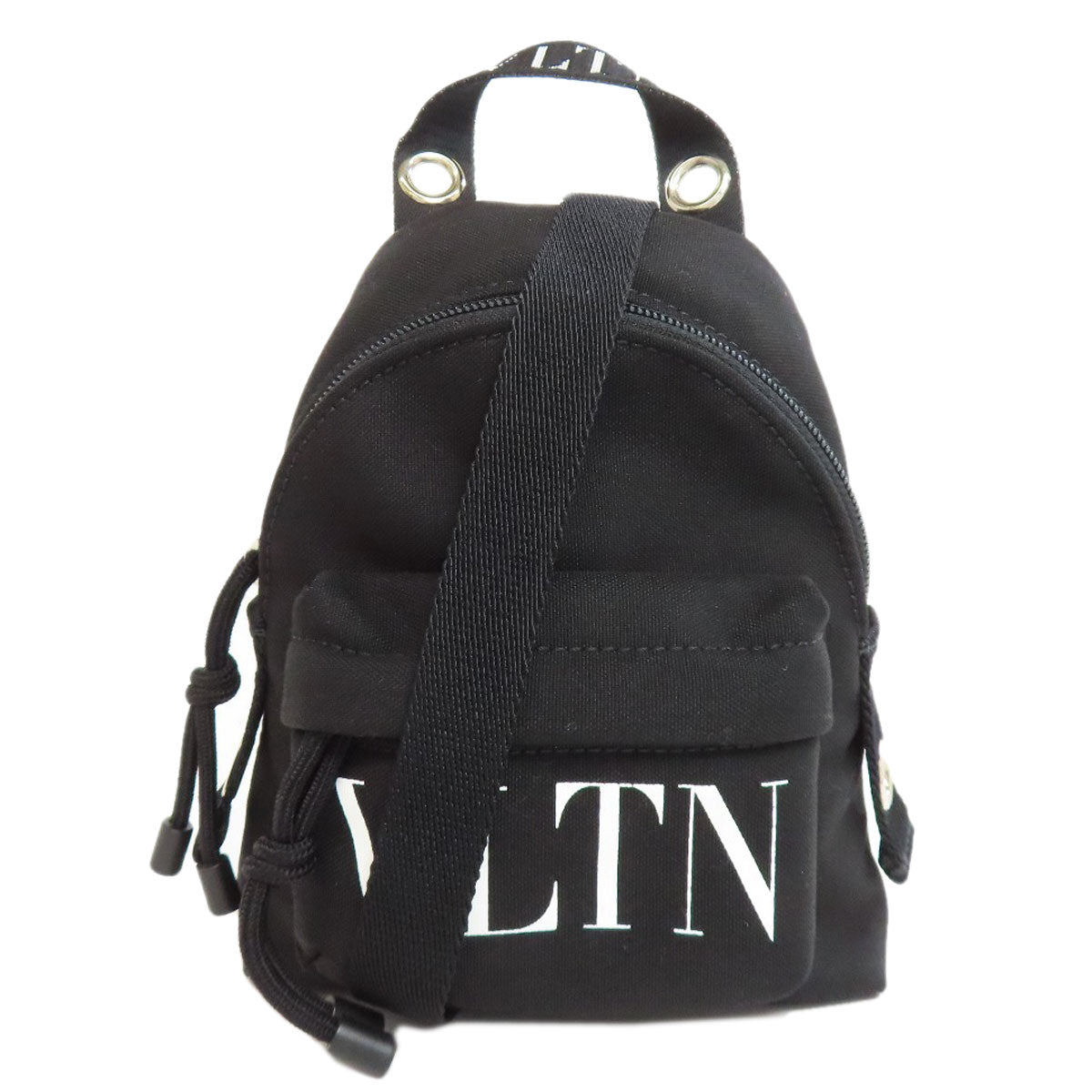 VALENTINO Logo 2WAY Shoulder Bag Canvas Ladies [Used]