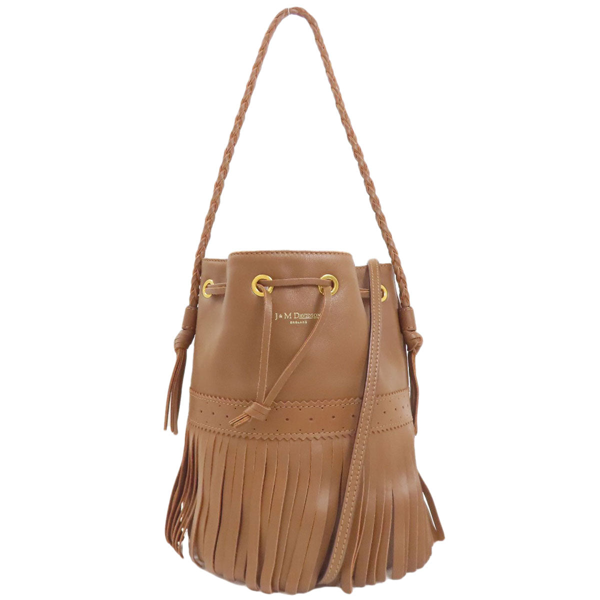 J&M Davidson Fringe motif 2WAY Shoulder Bag Leather Ladies [Used]