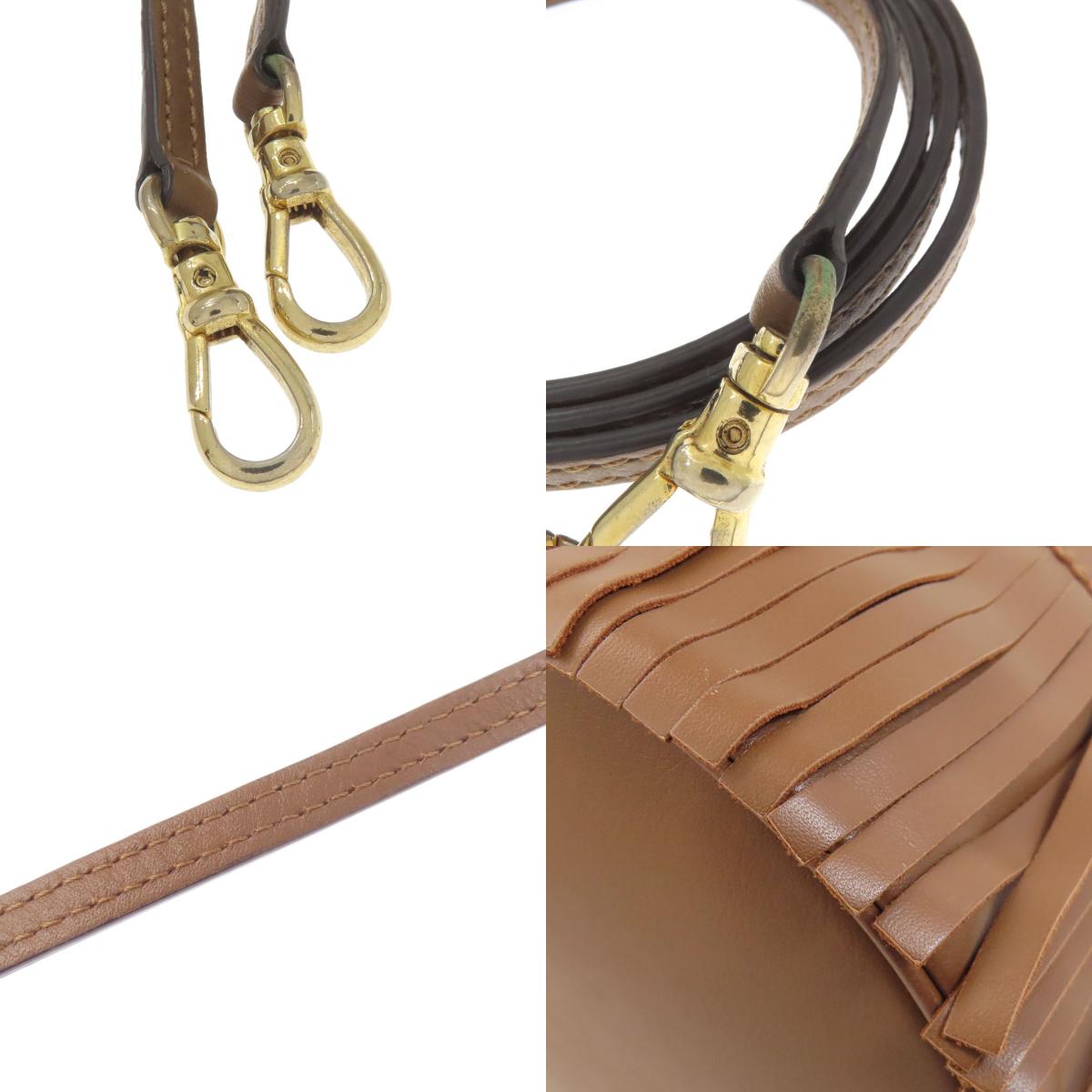 J&M Davidson Fringe motif 2WAY Shoulder Bag Leather Ladies [Used]