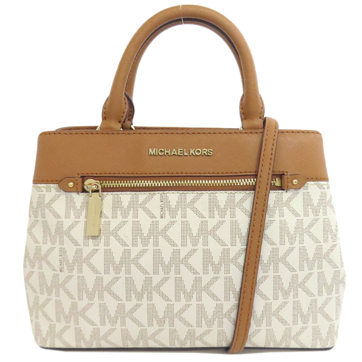Michael Kors MK Signature 2WAY Handbag PVC Ladies [Used]