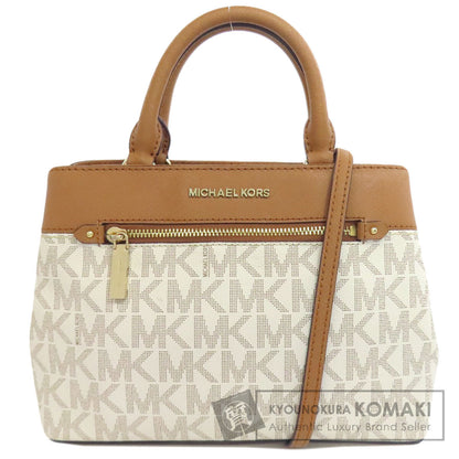 Michael Kors MK Signature 2WAY Handbag PVC Ladies [Used]