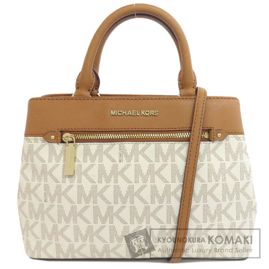 Michael Kors MK Signature 2WAY Handbag PVC Ladies [Used]