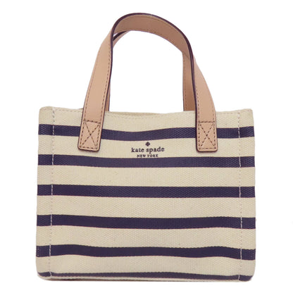 kate spade border Handbag Canvas Ladies [Used]
