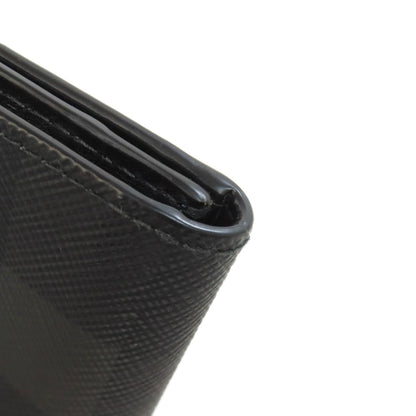 BURBERRY Checkpattern Card Case PVC Ladies [Used]