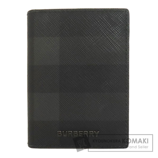 BURBERRY Checkpattern Card Case PVC Ladies [Used]