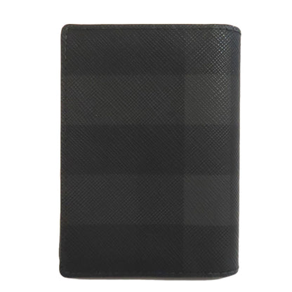 BURBERRY Checkpattern Card Case PVC Ladies [Used]