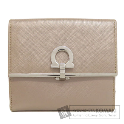 Salvatore Ferragamo GanciniHardware Bifold Wallet with Coin Pocket PVC Ladies [Used]