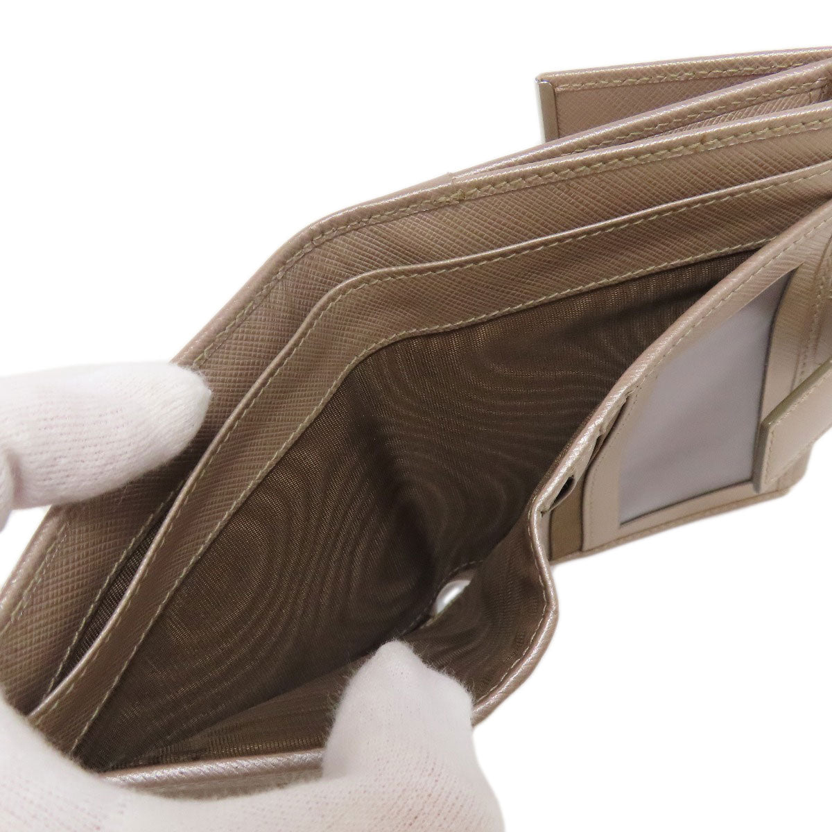 Salvatore Ferragamo GanciniHardware Bifold Wallet with Coin Pocket PVC Ladies [Used]