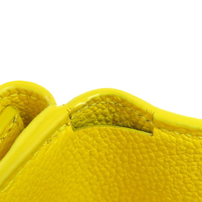 SAINT LAURENT Compact wall Bifold Wallet with Coin Pocket Leather Ladies [Used]