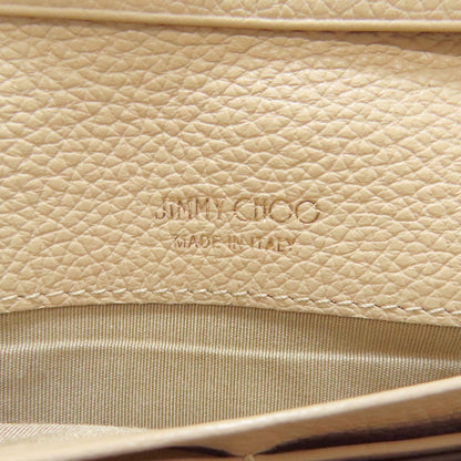 Jimmy Choo Star motif Long wallet (with coin pocket) Leather Ladies [Used]
