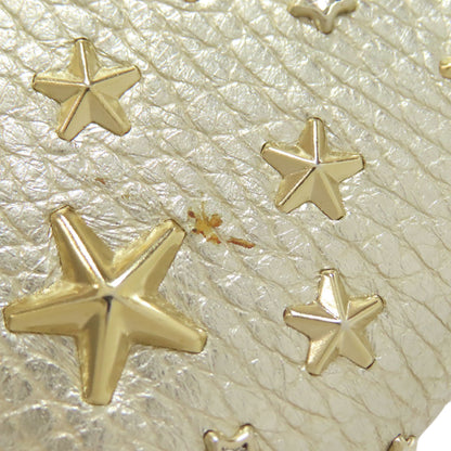 Jimmy Choo Star motif Long wallet (with coin pocket) Leather Ladies [Used]