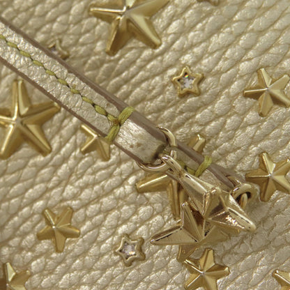 Jimmy Choo Star motif Long wallet (with coin pocket) Leather Ladies [Used]