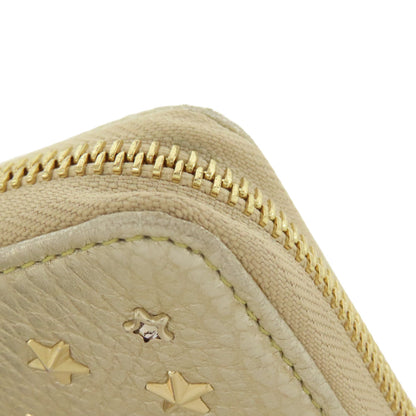Jimmy Choo Star motif Long wallet (with coin pocket) Leather Ladies [Used]