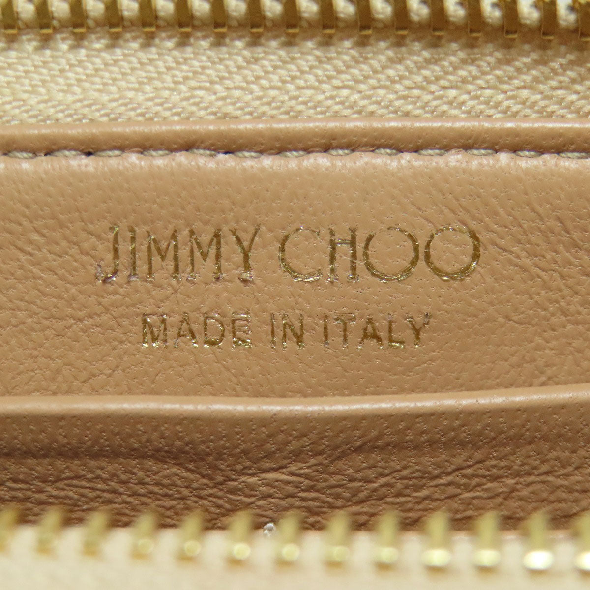 Jimmy Choo Star motif Long wallet (with coin pocket) Leather Ladies [Used]