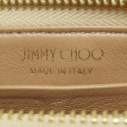 Jimmy Choo Star motif Long wallet (with coin pocket) Leather Ladies [Used]