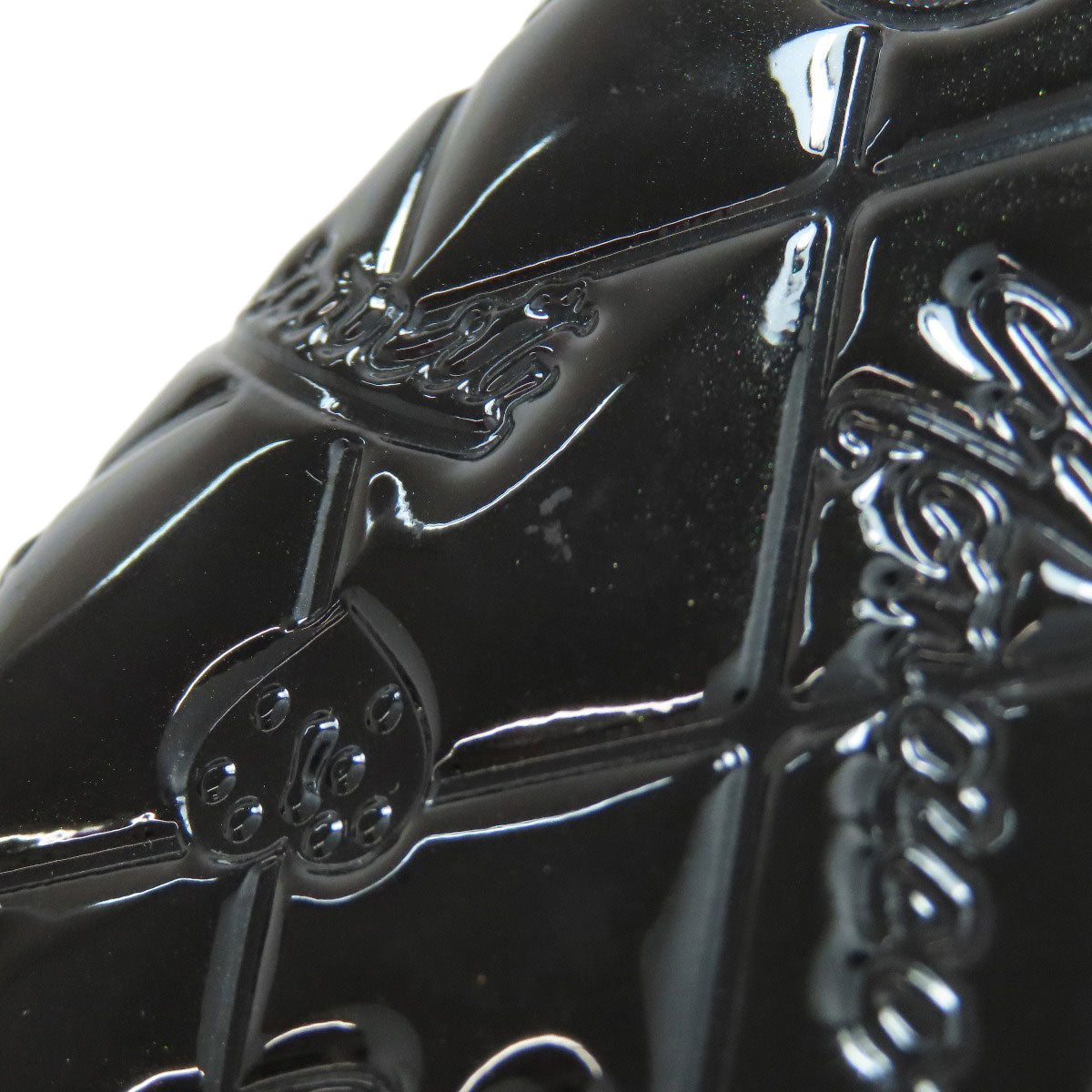 CHANEL Icon SilverHardware Long wallet (with coin pocket) Patent leather Ladies [Used]