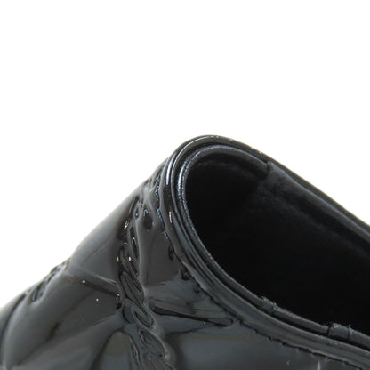 CHANEL Icon SilverHardware Long wallet (with coin pocket) Patent leather Ladies [Used]