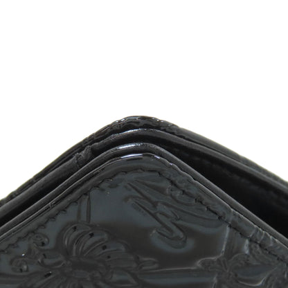 CHANEL Icon SilverHardware Long wallet (with coin pocket) Patent leather Ladies [Used]