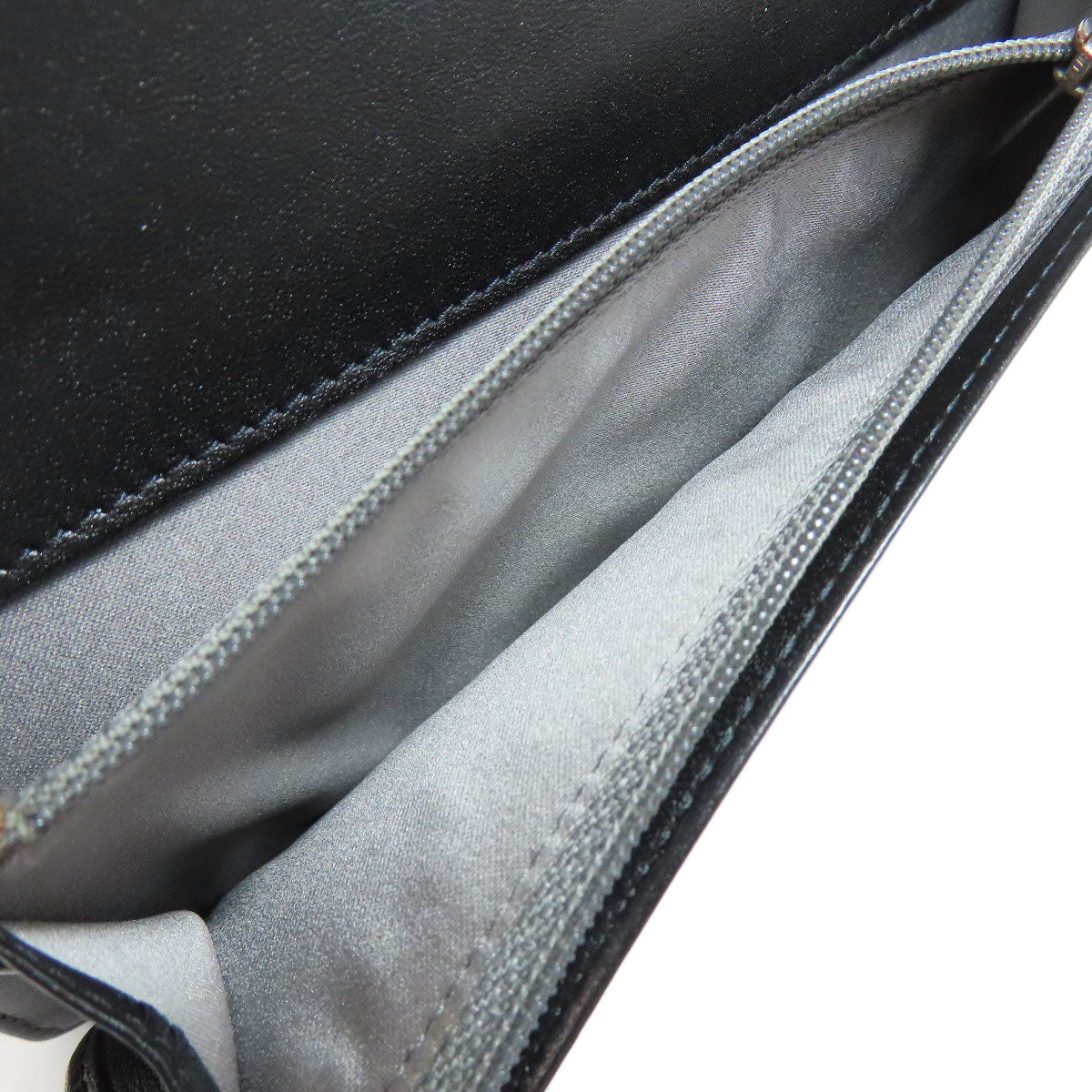 CHANEL Icon SilverHardware Long wallet (with coin pocket) Patent leather Ladies [Used]