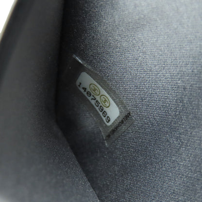 CHANEL Icon SilverHardware Long wallet (with coin pocket) Patent leather Ladies [Used]