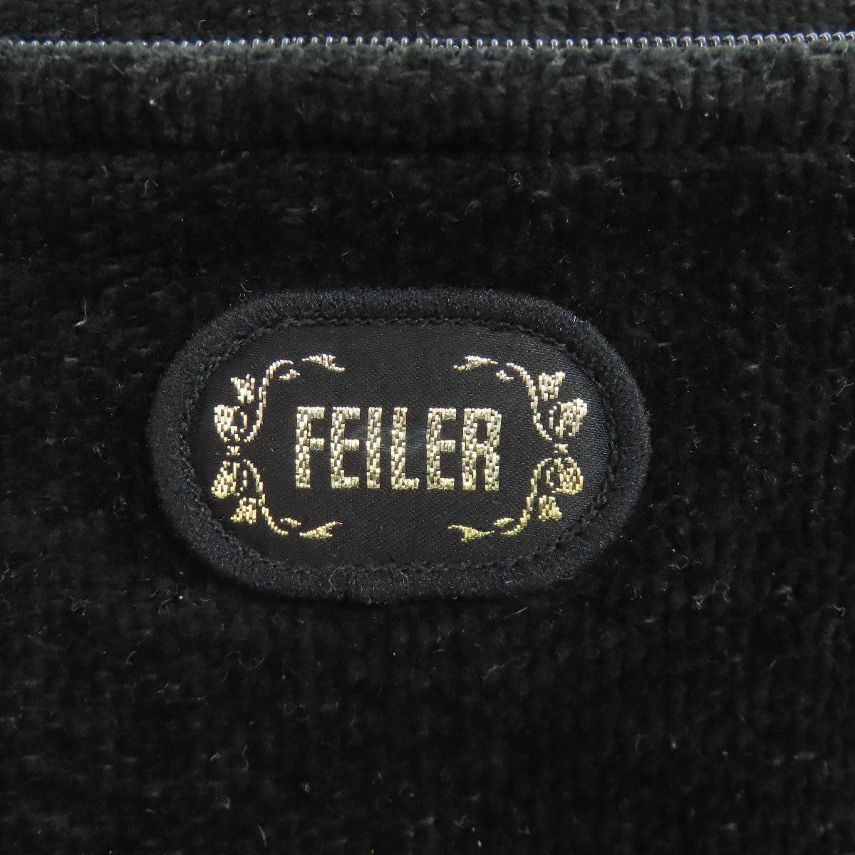 FEILER Flower motif Handbag pile Ladies [Used]