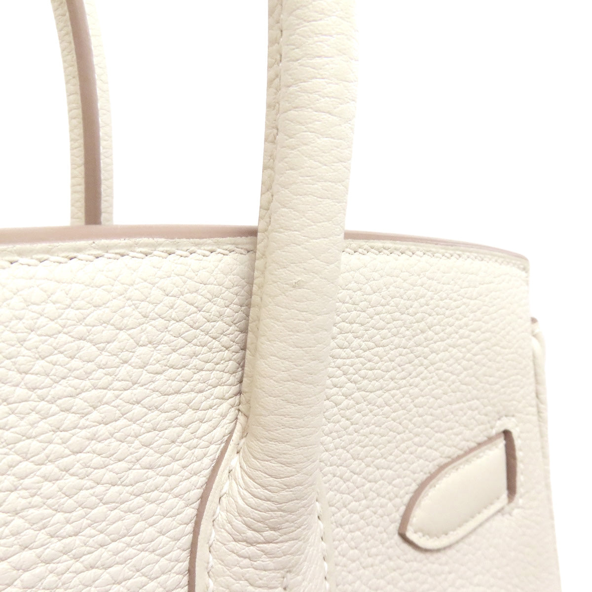 HERMES Birkin 30 Nata Gold Hardware Handbag Taurillon Clemence Ladies [Used]