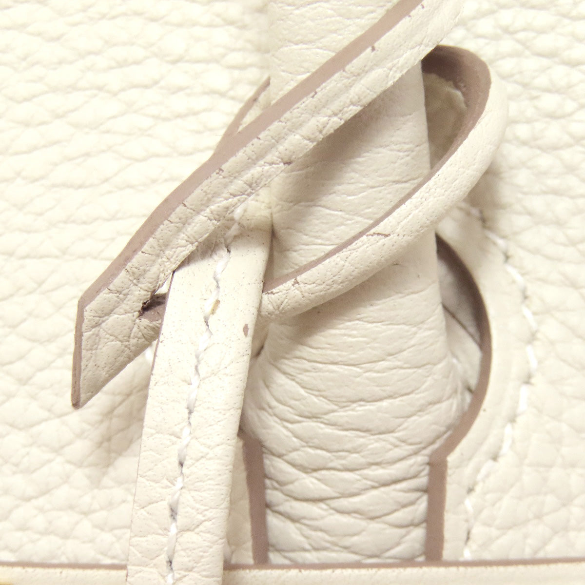 HERMES Birkin 30 Nata Gold Hardware Handbag Taurillon Clemence Ladies [Used]