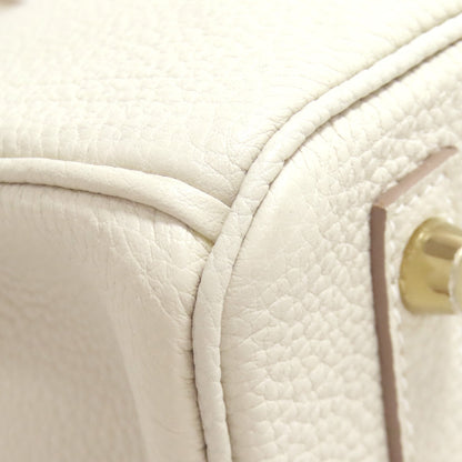 HERMES Birkin 30 Nata Gold Hardware Handbag Taurillon Clemence Ladies [Used]