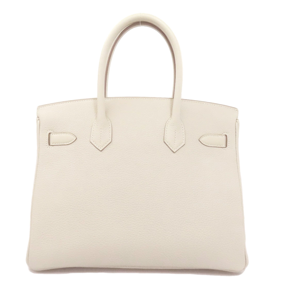 HERMES Birkin 30 Nata Gold Hardware Handbag Taurillon Clemence Ladies [Used]