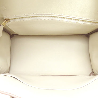 HERMES Birkin 30 Nata Gold Hardware Handbag Taurillon Clemence Ladies [Used]