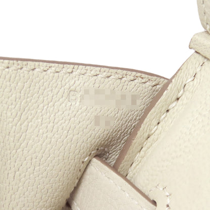 HERMES Birkin 30 Nata Gold Hardware Handbag Taurillon Clemence Ladies [Used]