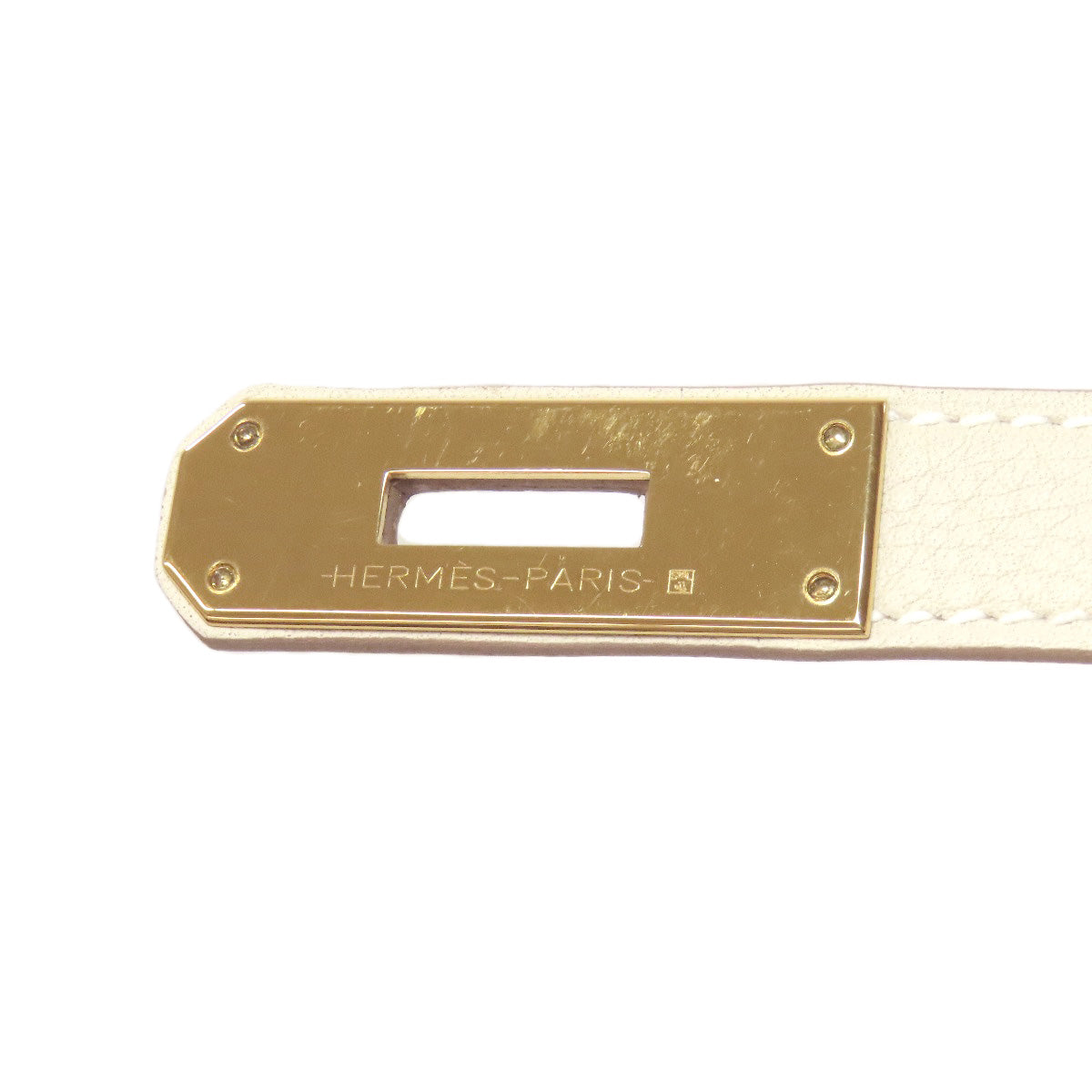 HERMES Birkin 30 Nata Gold Hardware Handbag Taurillon Clemence Ladies [Used]