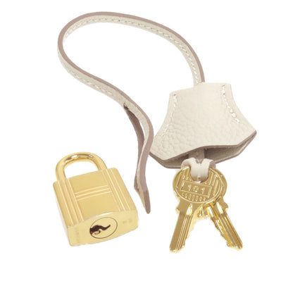 HERMES Birkin 30 Nata Gold Hardware Handbag Taurillon Clemence Ladies [Used]