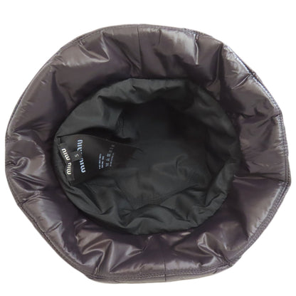 MIUMIU Bucket hat hat Nylon Ladies [Used]