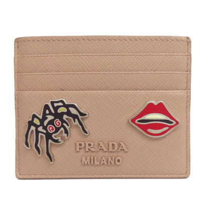 PRADA 1MC025 Lip Spider Card Case Safiano Ladies [Used]