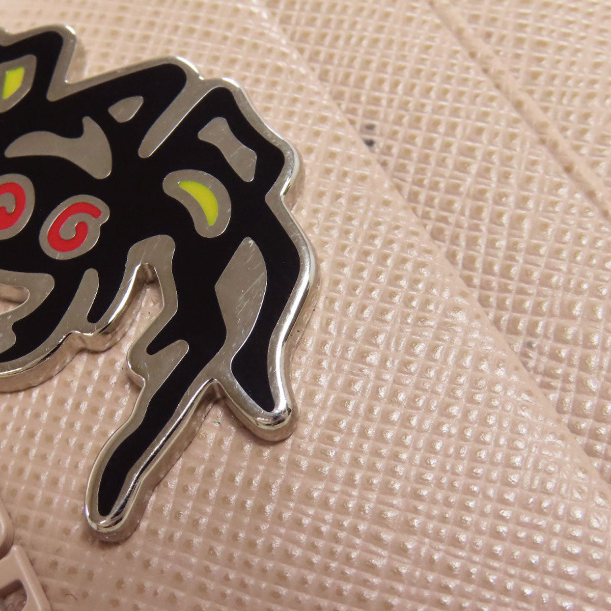 PRADA 1MC025 Lip Spider Card Case Safiano Ladies [Used]