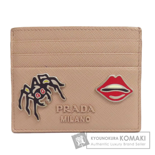 PRADA 1MC025 Lip Spider Card Case Safiano Ladies [Used]