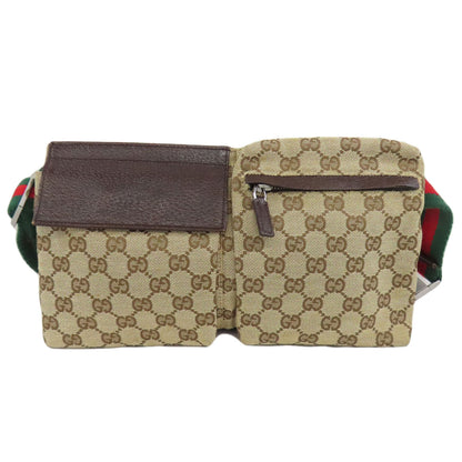 GUCCI 28566 GG Hip bag, waist bag Canvas Ladies [Used]