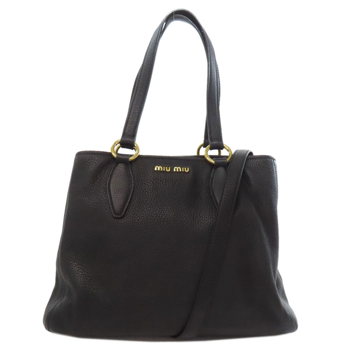 MIUMIU 2WAY Tote Bag Leather Ladies [Used]