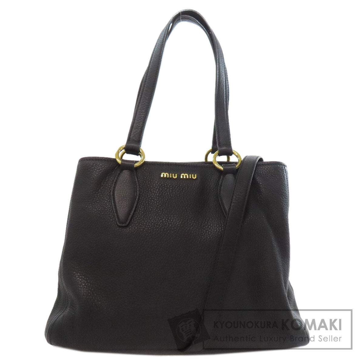 MIUMIU 2WAY Tote Bag Leather Ladies [Used]